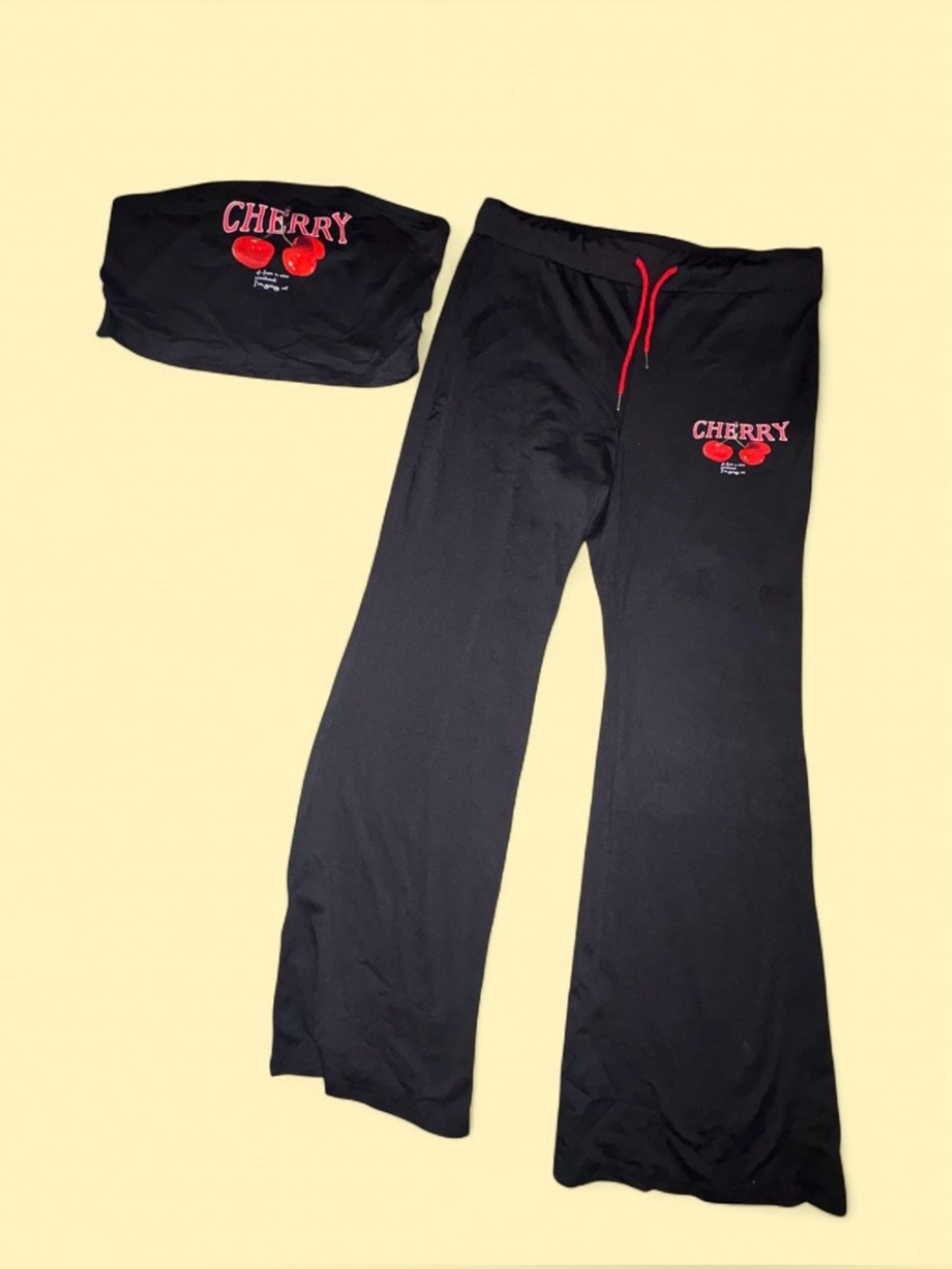 NWOT Cherry 🍒 Graphic Matching 2 Piece Set - Size XXL - Picture 4 of 11